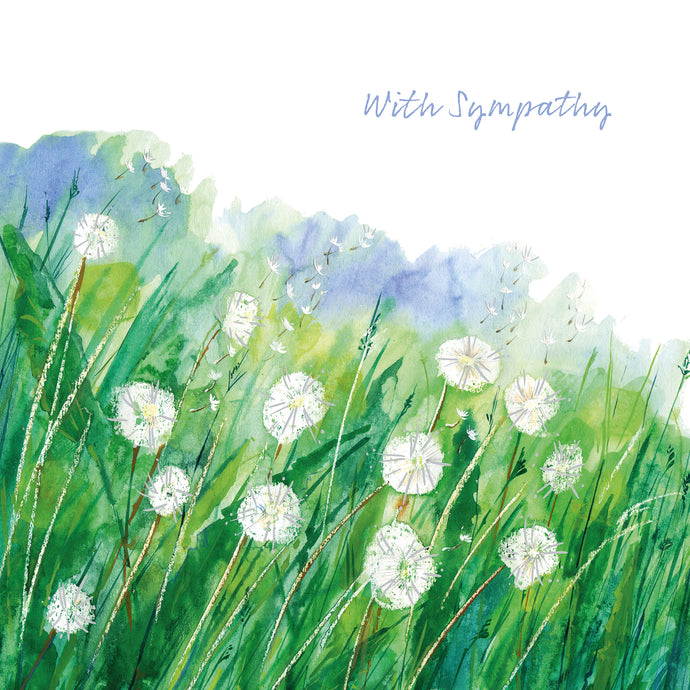 In the meadow - sympathy card