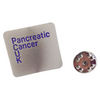 Pancreatic Cancer UK logo pin badge