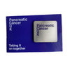 Pancreatic Cancer UK logo pin badge