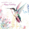 Hummingbird - birthday card