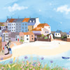 By the harbour - greeting card